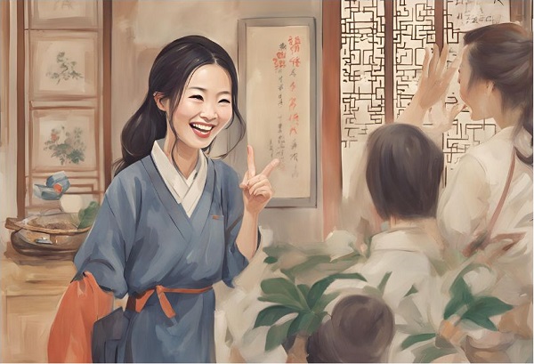 Learn Chinese Idiom: A Woman’s Magical Speaking Power