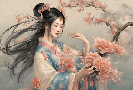 Learn Chinese Idiom: Celestial Maiden Scattering Flowers