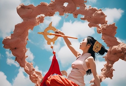 Learn Chinese Idiom: Nüwa Repairing the Sky with Clay